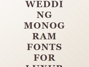 Elegant Handwritten Wedding Monograms for Luxury Bridal Stationery